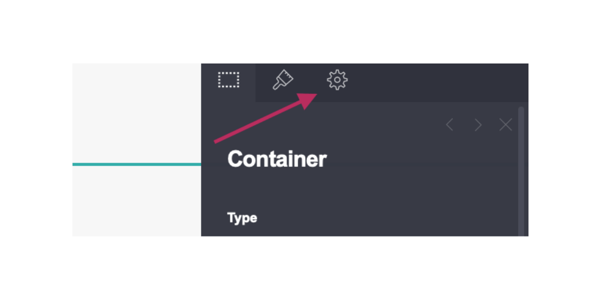 Carrd Container Settings