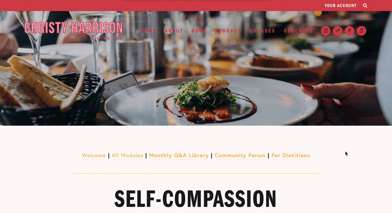 christy harrison membership