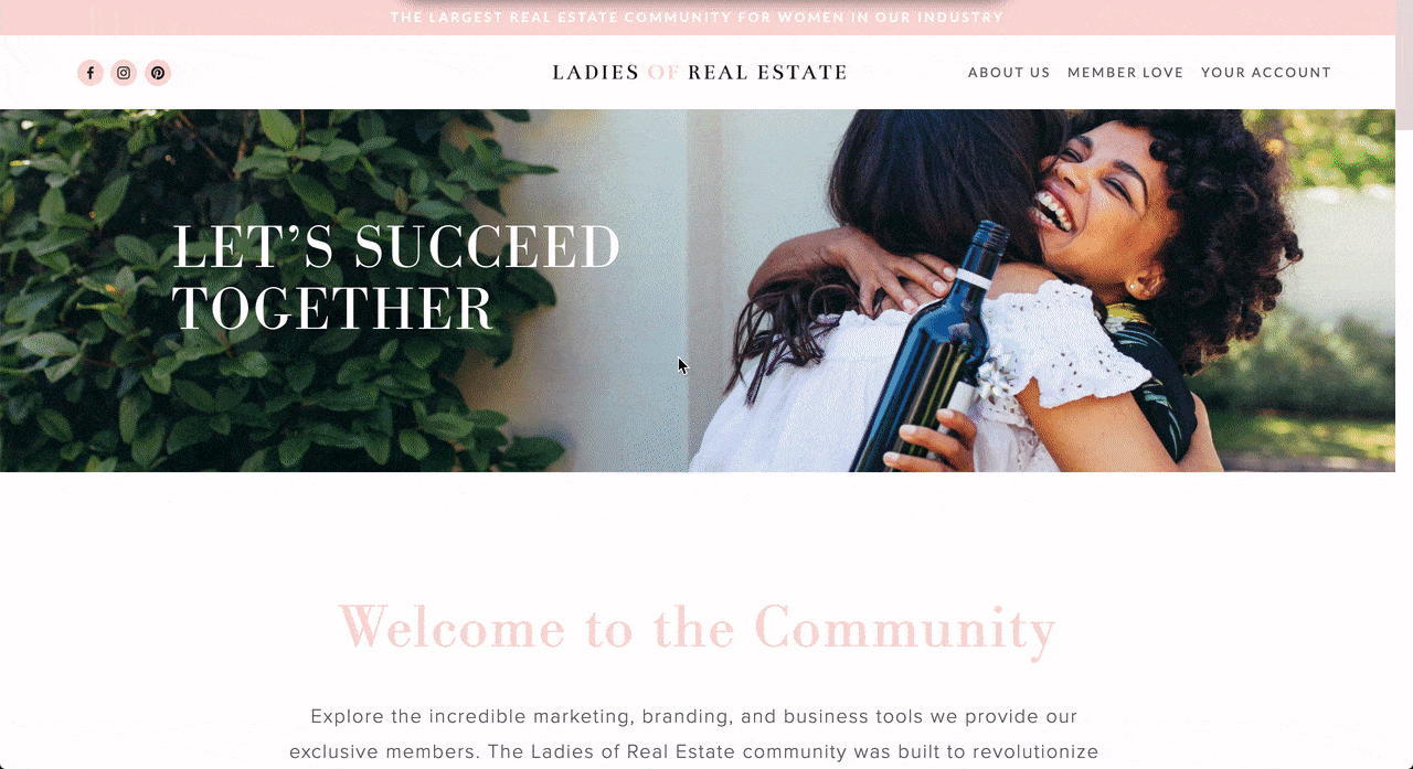 ladies of real estate membership