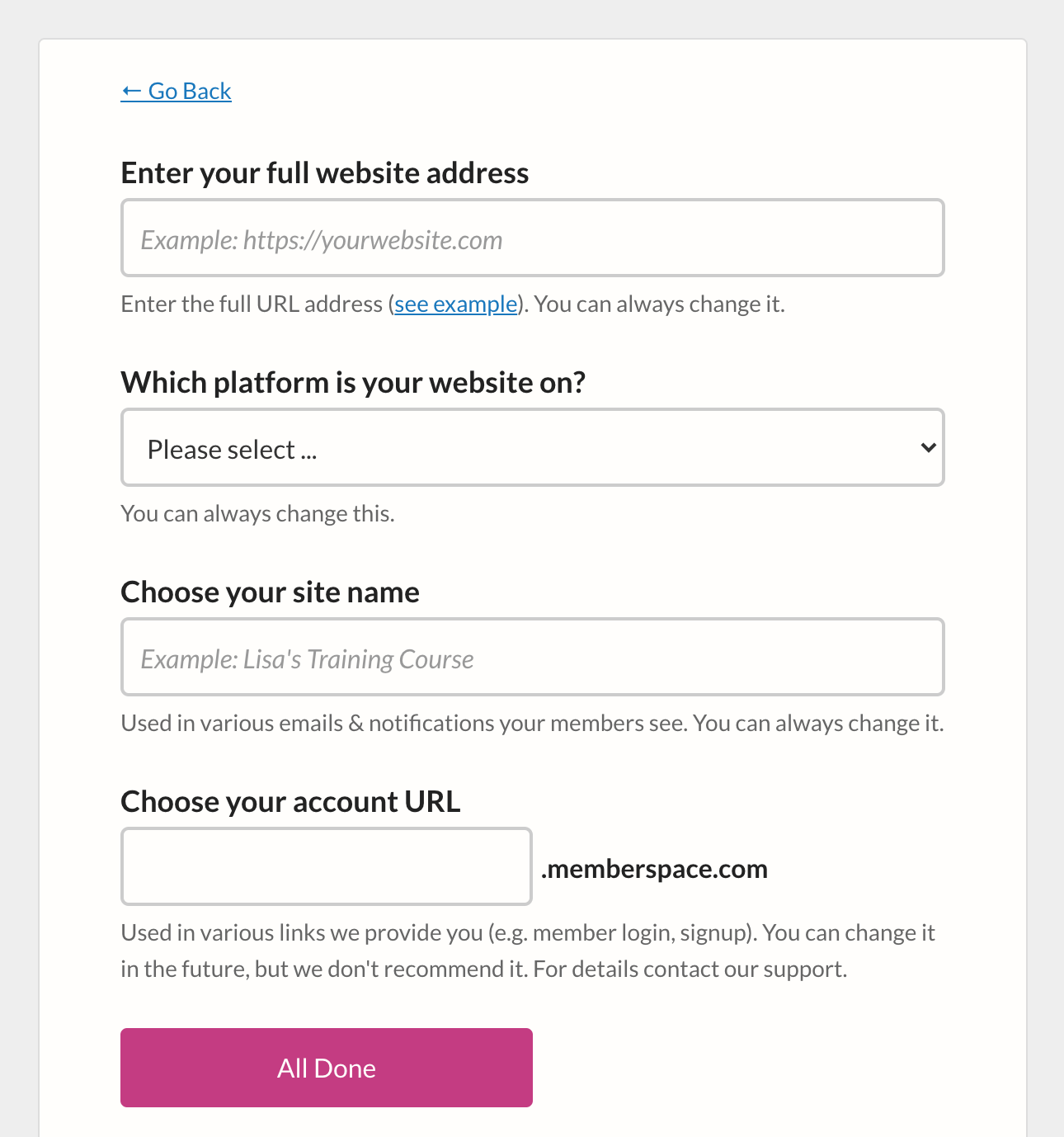 How to Add New Duda Website to MemberSpace