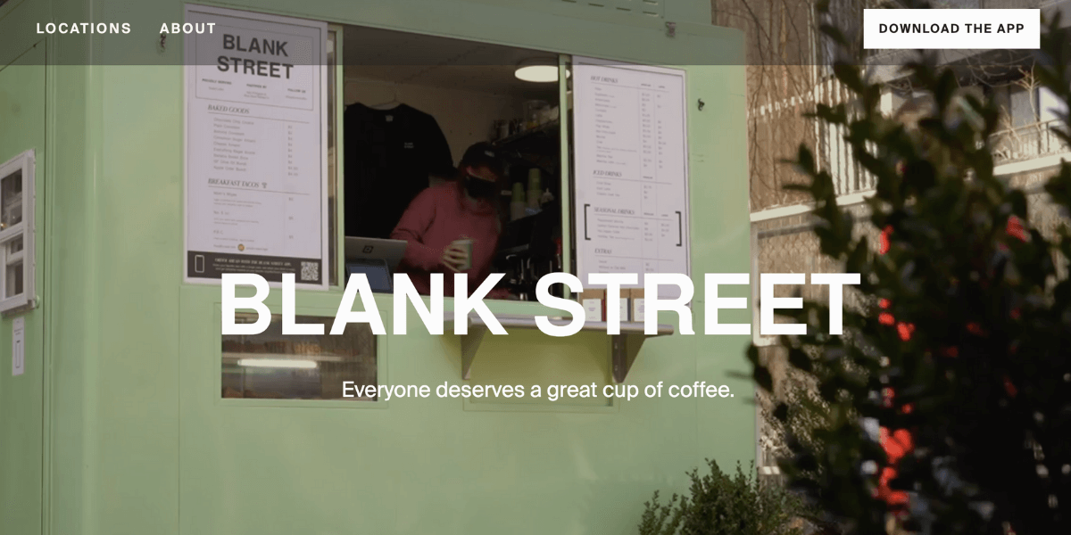Blank Street - Newsletter examples
