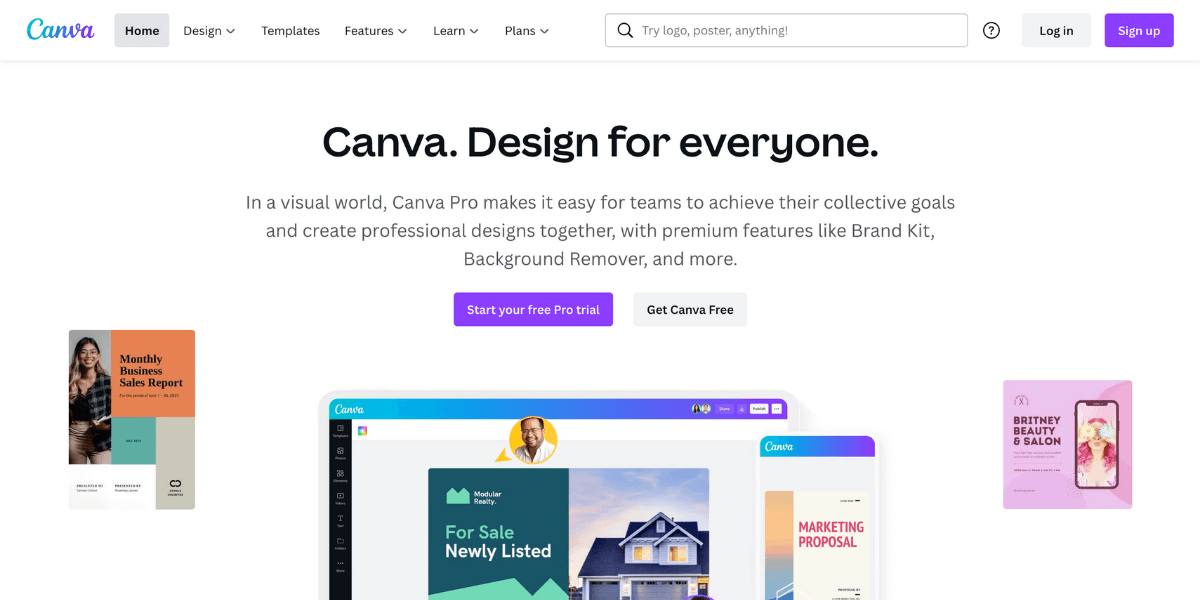 Canva - Newsletter examples