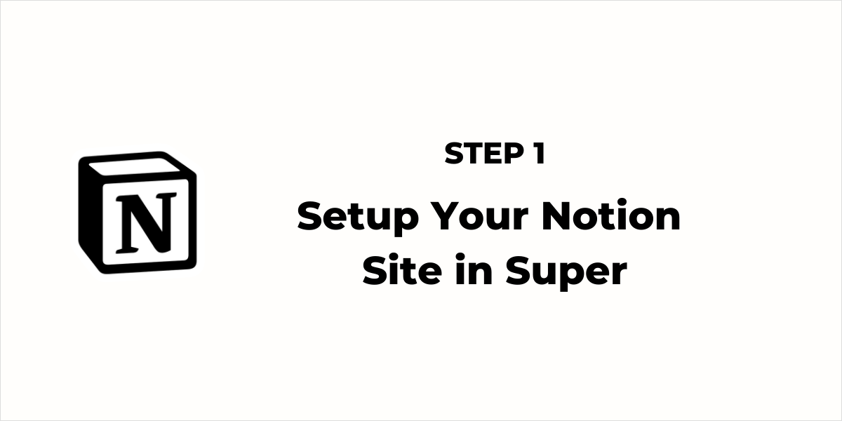 Notion Membership Site - Step 1