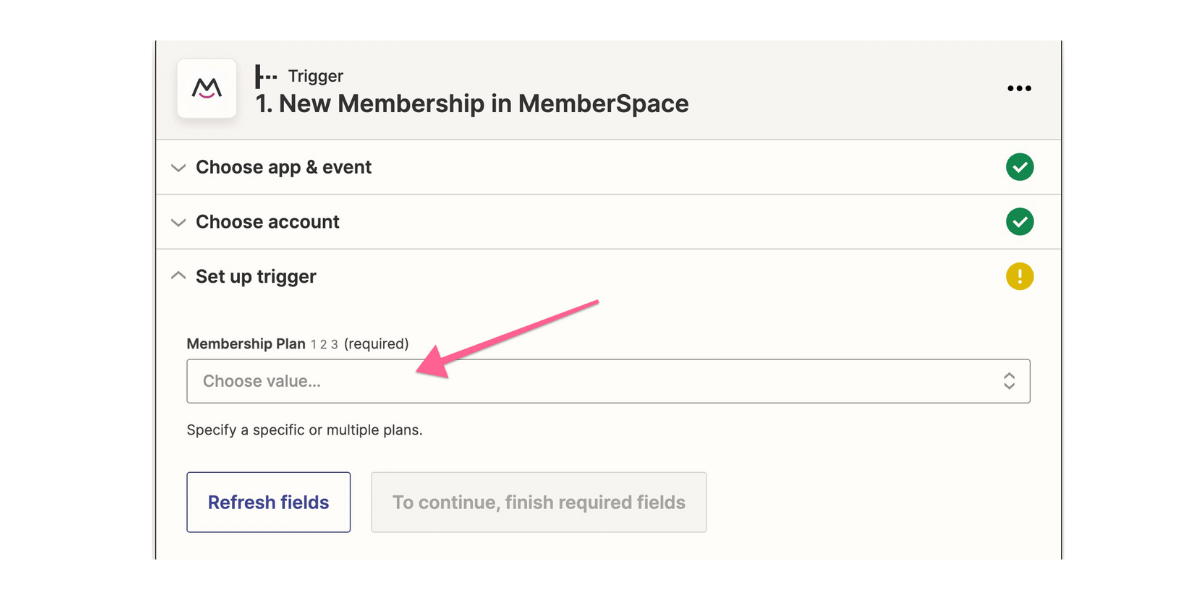 Member plans access