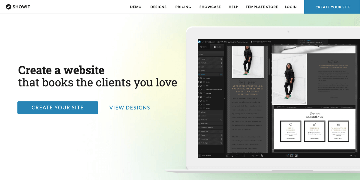 Showit - WordPress alternative