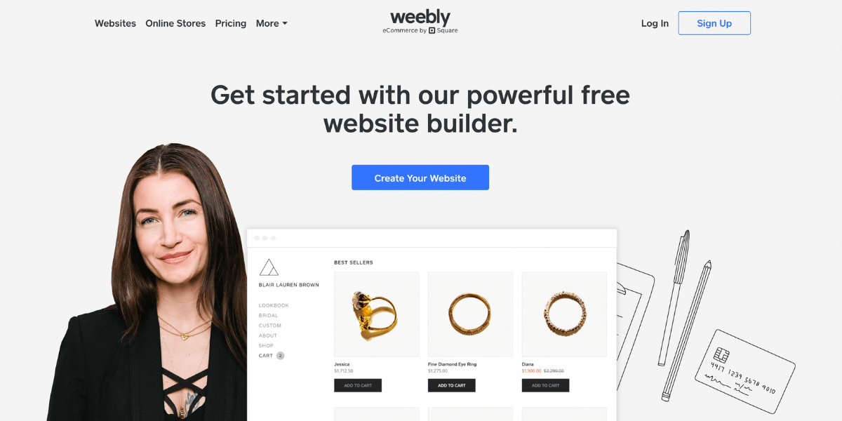 Weebly - WordPress alternative